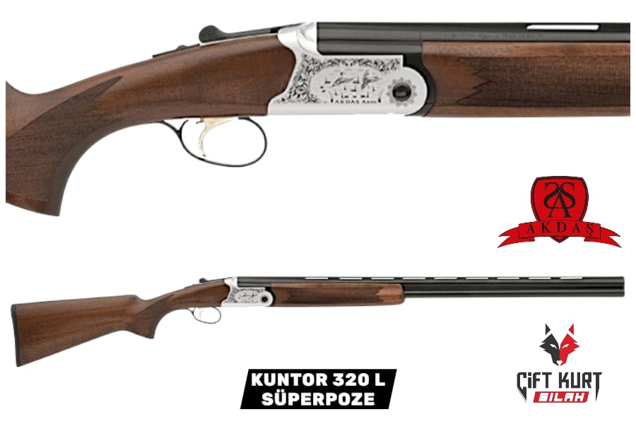 AKDAŞ KUNTOR 320 L SÜPERPOZE YİVSİZ AV TÜFEĞİ